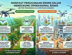 Manfaat Penggunaan Drone Dalam Mendukung Operasional Bisnis Sektor Perkebunan Dan Konstruksi Modern