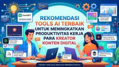 Rekomendasi Tools AI Terbaik Untuk Meningkatkan Produktivitas Kerja Para Kreator Konten Digital