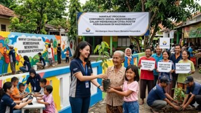 Manfaat Program Corporate Social Responsibility Dalam Membangun Citra Positif Perusahaan Di Masyarakat