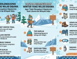 Daftar Perlengkapan Winter yang Wajib Dibawa Agar Tidak Mengalami Hipotermia Saat Liburan ke Wilayah Salju