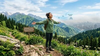 Manfaat Menghirup Udara Segar Di Pegunungan Untuk Membersihkan Paru-paru Dari Polusi Kota